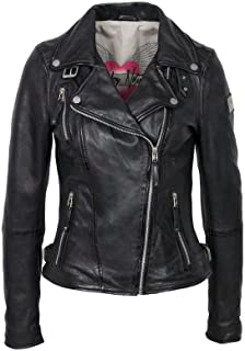 Chaqueta de cuero para mujer