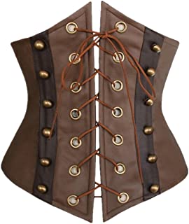 Corset underbust marrón