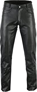 Pantalon moto piel mujer
