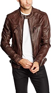 Cazadora de piel hombre