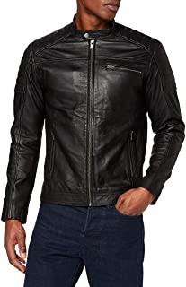 Campera de piel hombre