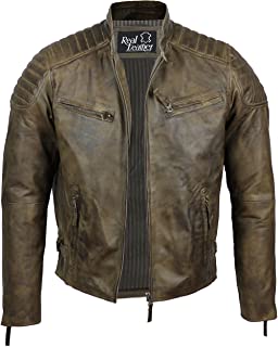 Chaqueton de piel papa hombre