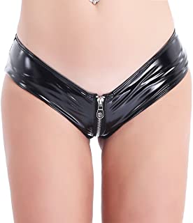 Tanga Sexy para Mujer de cuero
